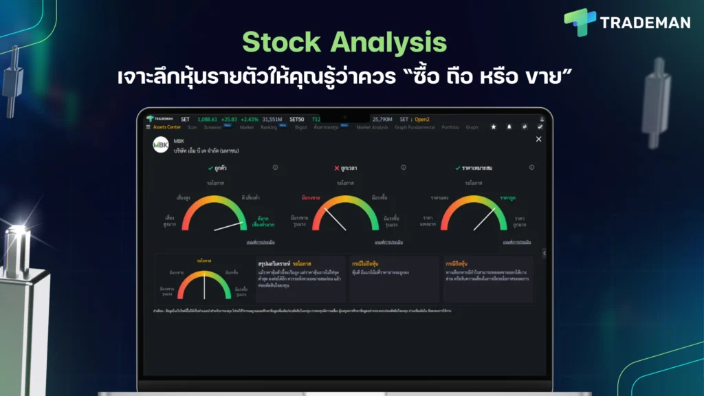 Stock Analysis การวิเคราะห์หุ้นรายตัว